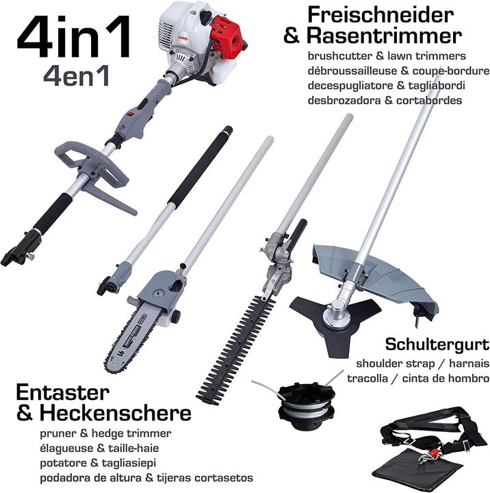 Produktbild Ikra Benzin Gartenpflegeset IBKH 33 (4in1)