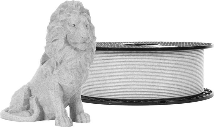 Immagine prodotto Prusa Prusament PLA Marble Grey 1kg (PLA, 1.75 mm, 1000 g, Argento, Grigio)