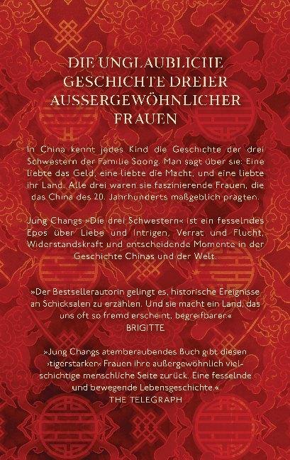 Produktbild Die drei Schwestern (Deutsch, Jung Chang, 2020)