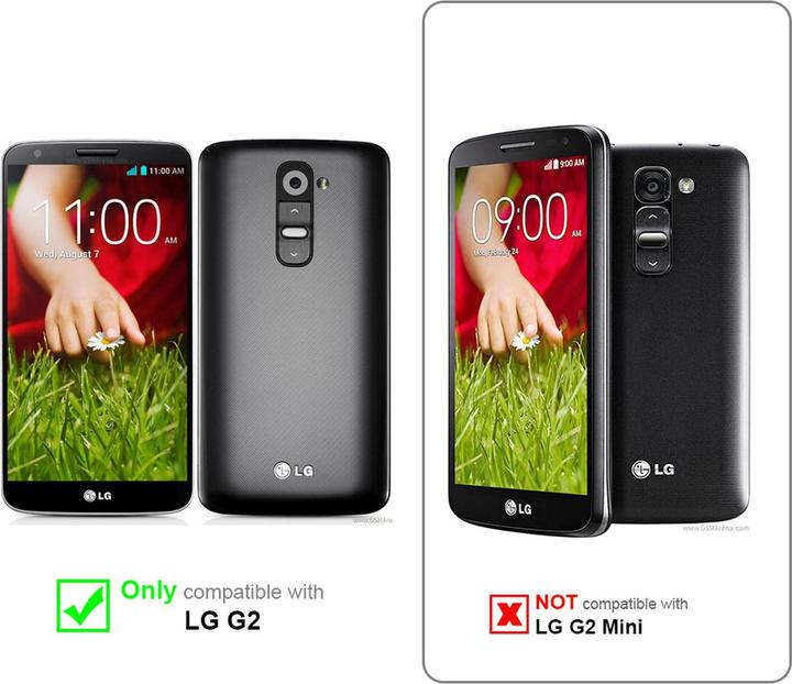 Produktbild Cadorabo Book Jeans Optik Cover (LG G2)