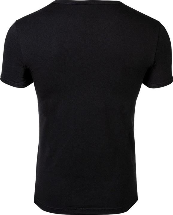 Actual product image Versace T-Shirt Short Sleeves V Neck Jersey Topeka Bi-Stretch Cotton Organic New Logo (XL)