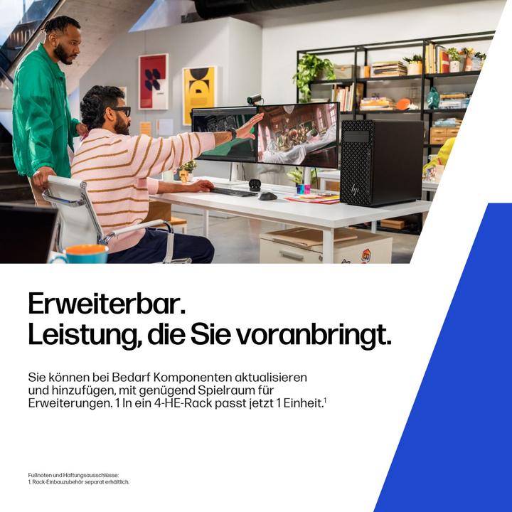 Image du produit HP Z2 Tower G1i Intel Core Ultra 9 285 32GB 1TB/SSD W11P SmartBuy 3J Gar (DE) (Intel Core Ultra 9 285, 32 Go, 1000 Go)