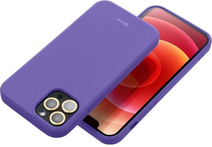 Actual product image Roar Back panel cover case COLORFUL JELLY for SAMSUNG A16 5G purple (Samsung Galaxy A16 5G)