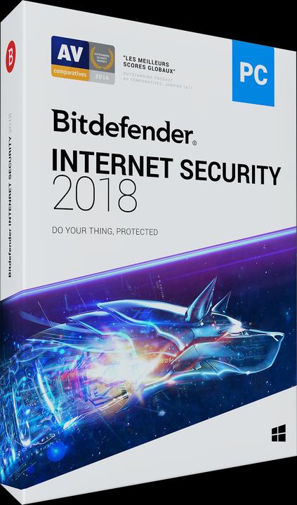Bitdefender Internet Security 2018 ESD (5 User, 36 Monate)