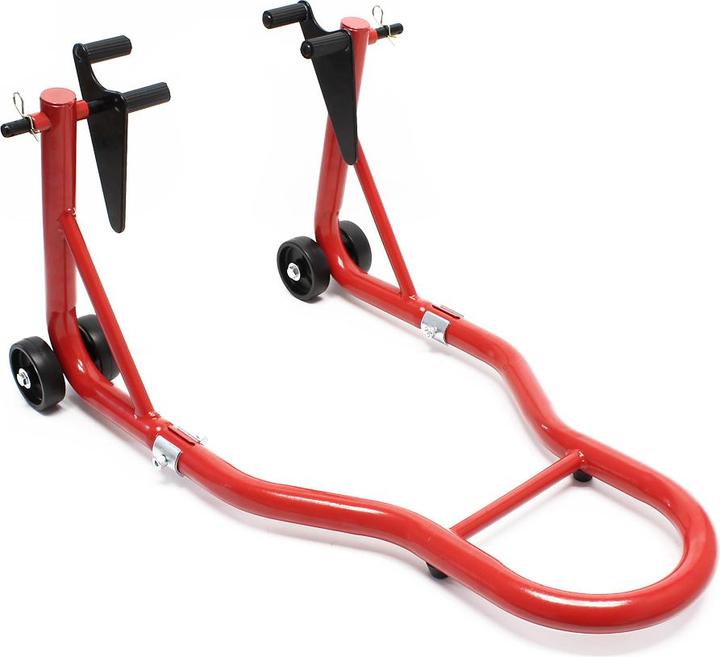 Wiltec Béquille moto avant 230-290mm 670x445mm Aide au montage roue avant acier
