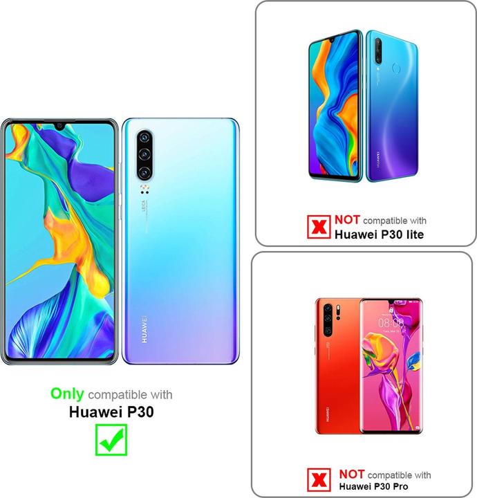 Actual product image Cadorabo TPU Matt Metallic Cover (Huawei P30)