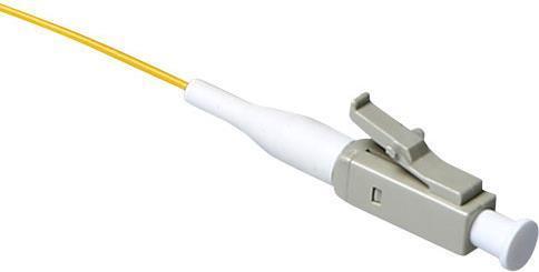 Actual product image RL9995 1m LC Pigtail LSZH OS2 Yellow Fiber Optic Cable (U/UTP, CAT6, 1 m)