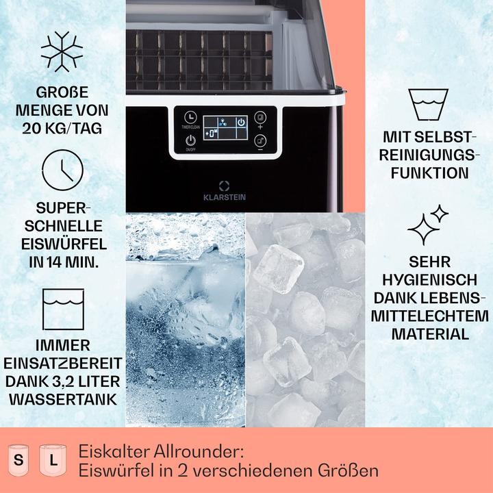 Immagine prodotto Klarstein Eiswürfelmaschine