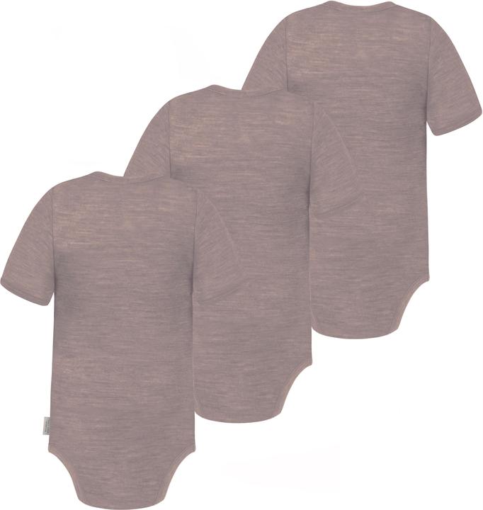 Produktbild Normani 3er Set Baby Merino Body Kurzarm „Tauranga" - 9287 (86)