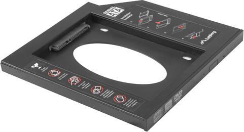 Produktbild Lanberg IF-SATA-10 Notebook-Zubehör Notebook-HDD/SSD-Caddy