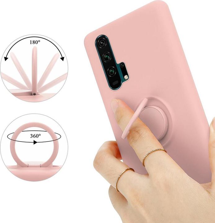 Image du produit Cadorabo TPU Liquid Ring Silicone Case Cover (Honor 20 Pro)