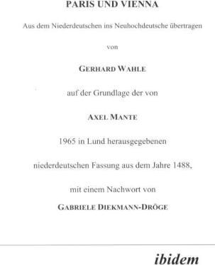 Valeurs nutritives et ingrédients Paris und Vienna (Allemand, Gerhard Wahle, 2001)