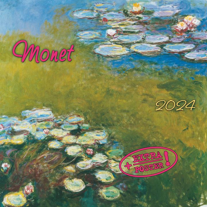Actual product image Claude Monet 2023 (Hardcover, Spanish, French, Czech, Italian, Dutch, Polish, German, English)