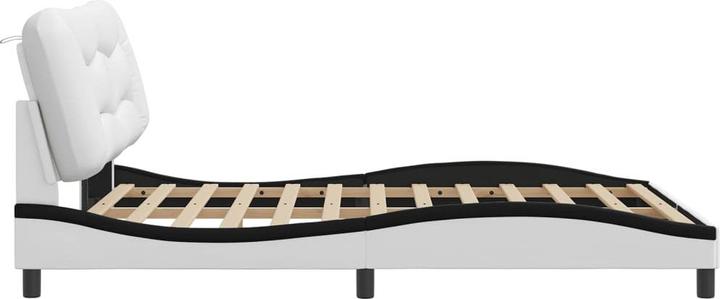 Produktbild VidaXL Bettgestell mit LED Kunstleder (160 x 200 cm)