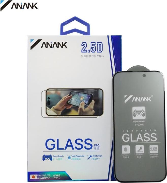 Image du produit Anank Verre blindé transparent 2.5D Game Edition (mat) anti-traces de doigts pour iPhone 16 Pro Max (1 pièce(s), Apple iPhone 16 Pro Max)