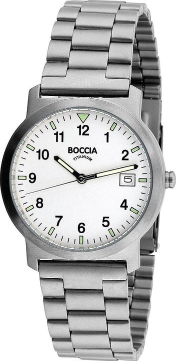Boccia 3630-02 Herrenuhr Titanium 37mm 5ATM (Analoguhr, 37 mm)