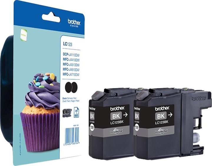 Produktbild Brother LC-123 BK Doppelpack (BK)