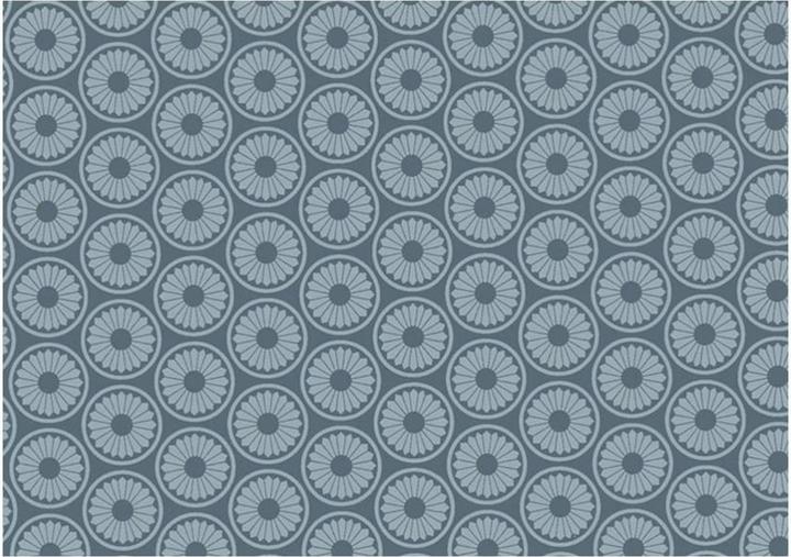 Produktbild Braun + Company Geschenkpapier By Nature Floral 70 cm x 1 m, Blau (Geschenkpapier, 1 x)