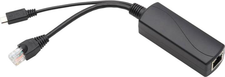 Produktbild Eaton PoE to USB Micro-B and RJ45 Active Splitter 802.af 48V to 5V 1A Up to 100m 328.08ft. (RJ45 (1x))