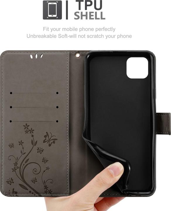 Produktbild Cadorabo Flower Book Hülle (Samsung Galaxy A22 5G)