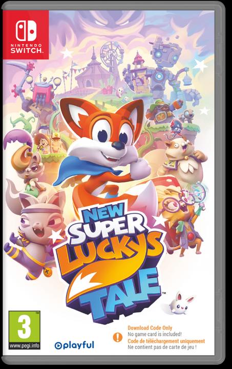 Image du produit Pqube New Super Lucky's Tale (Code in a Box) (Switch, Switch Lite, Switch OLED, DE, IT, FR, EN)