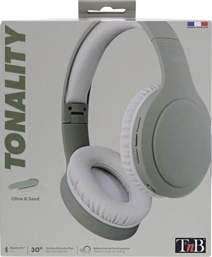 Actual product image T'nB Headphones (No noise cancelling, 30 h, Wireless)