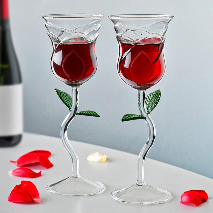 Produktbild Mikamax Rose Wine Glass Set (20 cl, 2 Gläser, Rotweingläser)