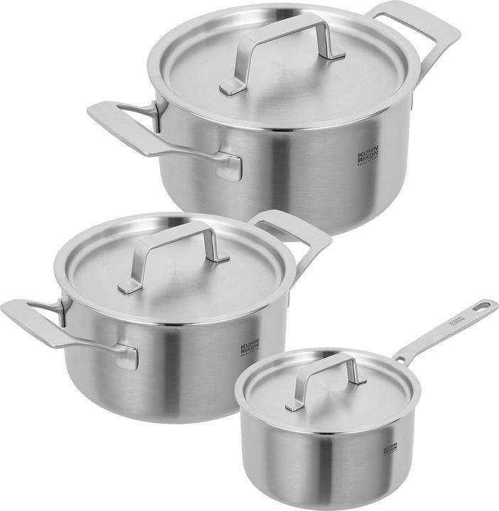 Kuhn Rikon Stielkasserolle (16 cm, Stielkasserolle, Edelstahl)