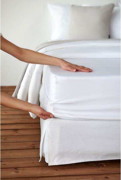 Image du produit Living Home Uni Satin II (Oberleintuch, 240 x 250 cm)