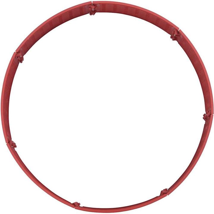 Actual product image VidaXL Christmas tree skirt Christmas tree skirt Christmas tree skirt tree skirt red plastic (1 -part)