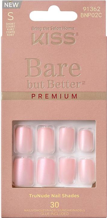 Immagine prodotto KISS Unghie - Ks Bare-but-better Premium Nails - Spicy (Unghie artificiali, Rosa)