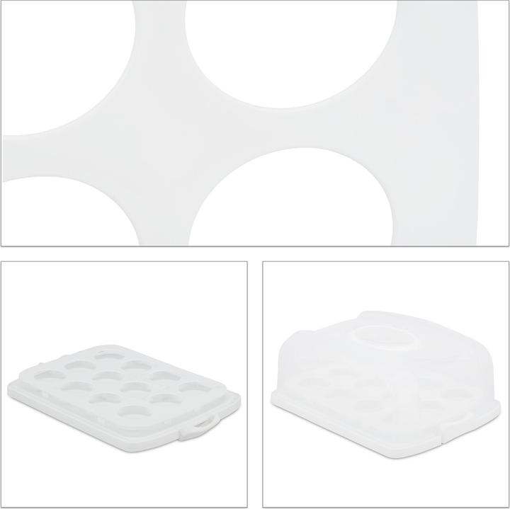 Image du produit Relaxdays Boîte pour gâteau rectangulaire