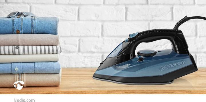 Produktbild Nedis Bügeleisen | 2600 W | Dampf Schuss | Keramisch | 0.32 l (2600 W, 0.02 g/min)