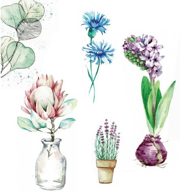 Produktbild Das wundervolle Buch der Aquarell-Motive (Deutsch, Tanja Geier, 2021)
