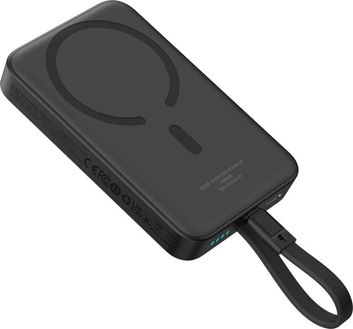 Baseus Powerbank Magnetic Mini 10000mAh 30W MagSafe (nero) (10000 mAh, 30 W, 37000 Wh)