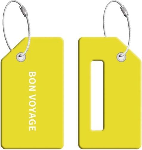 Actual product image MU Style 4er-Set Bon Voyage Silikon Kofferanhänger (Locks & Trailers)