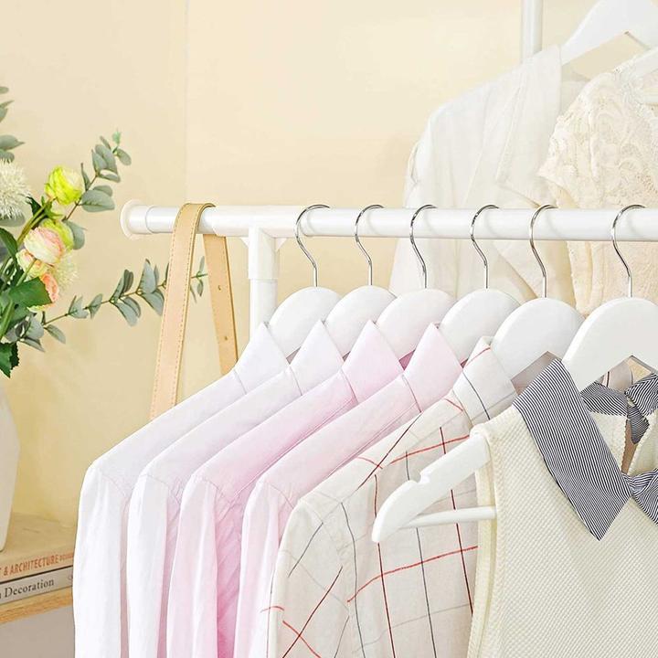 Actual product image Songmics Clothes rack RDR02WT white metal 114.0 x 139.0 / 171.0 cm