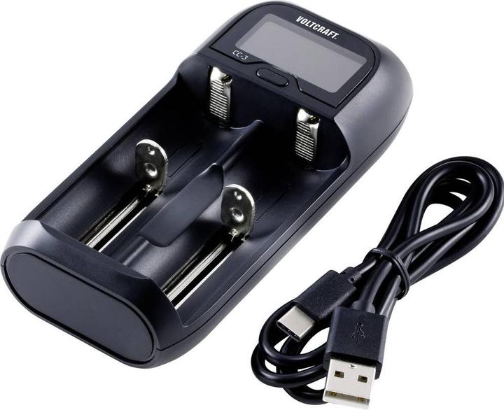 Image du produit Voltcraft Chargeur de cellules rondes (1 pcs, 10440, 14500, 14650, 16340, 17500, 17650, 17670, 18350, 18500, 18650, 22650, 26500, 26650, AA, AAA, C, AAAA, Sous-C, Chargeurs sans batterie)