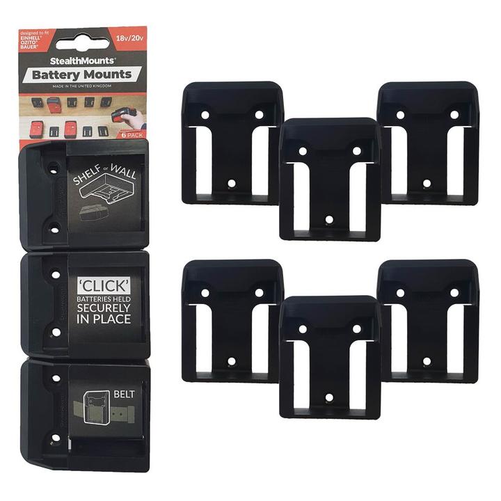 StealthMounts Akkuhalterung EInhell, BM-EO18-BLK-6