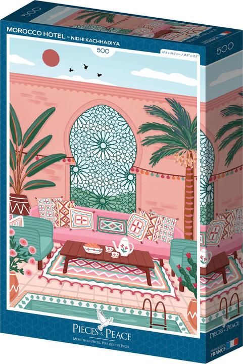 Produktbild Pieces & Peace Puzzle 500 pieces Morocco hotel (500 Teile)