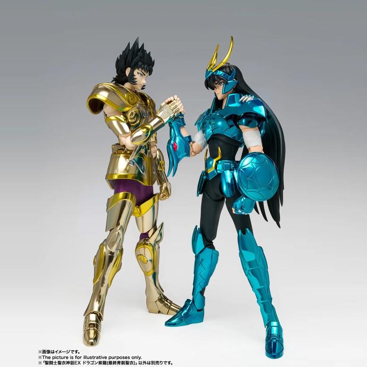 Actual product image Bandai Saint Seiya Myth Cloth EX Dragon Shiryu Final