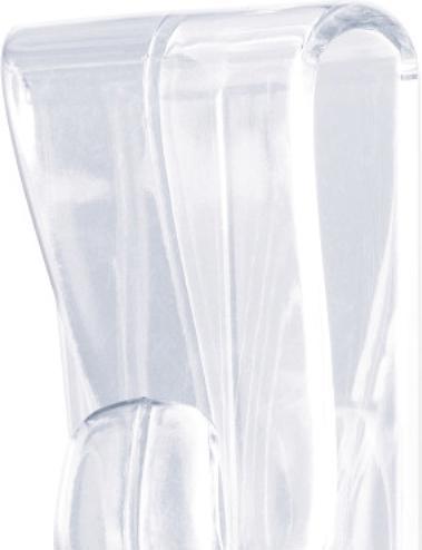 Produktbild tesa Powerstrips Transparent Deko Haken LARGE