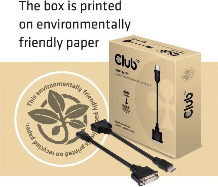 Produktbild Club 3D HDMI zu (DVI, 20 cm)