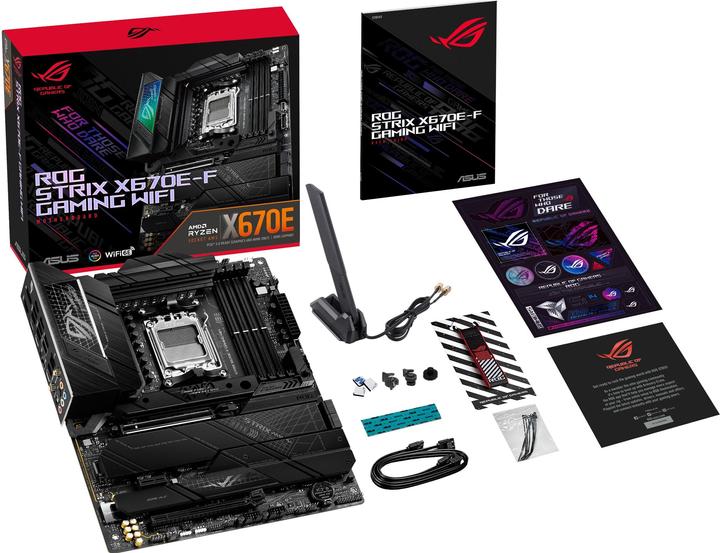 Image du produit ASUS ROG Strix X670E-F Gaming Wifi (AM5, AMD X670E, ATX)