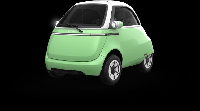 Actual product image Microlino Long Range Paris Mint (Electric, 17 hp)