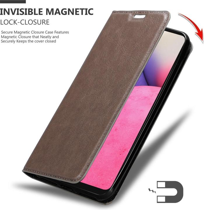 Immagine prodotto Cadorabo Libro Invis. Coperchio magnetico (Samsung Galaxy A33 5G)