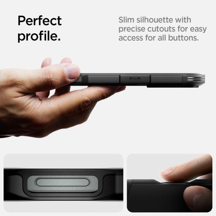 Produktbild Spigen Tough Armor MAG iPhone 16 Pro MagSafe czarny/black ACS08146 (Apple iPhone 16 Pro)