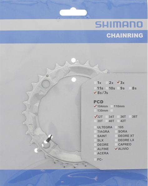Produktbild Shimano Kettenblatt Alivio FC-M415 32 (32)