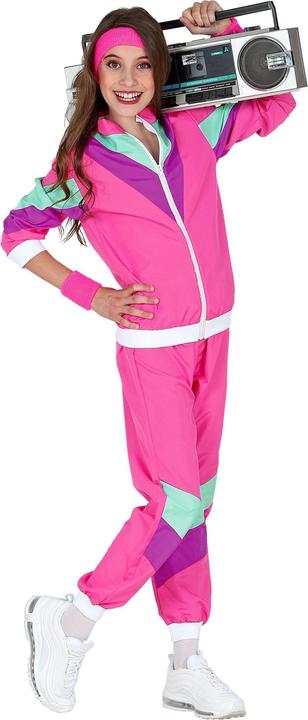 Actual product image Widmann 80s - Neon Tracksuit (134, 140)