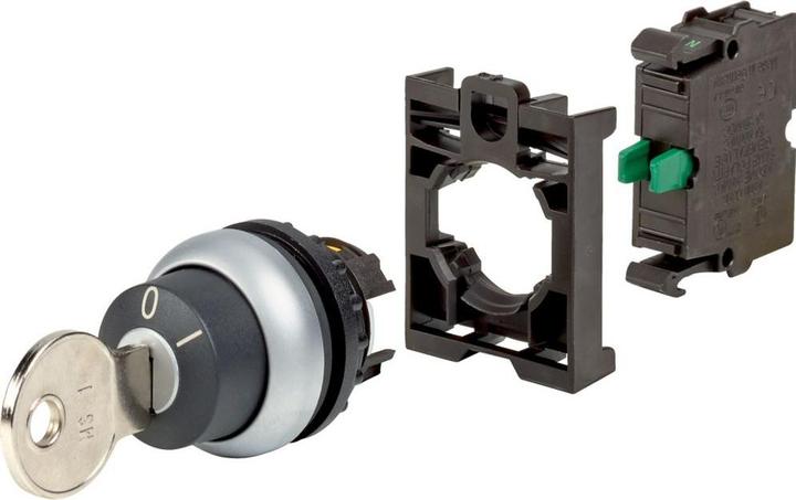 Image du produit Eaton M22-WS-K10-BVP Bouton-poussoir à clé Bague frontale plastique Clé noire 1 pc.